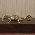 Antique Brass Animal Figurines – Small Home Decor Ornaments Decorative Figurine Qme A3