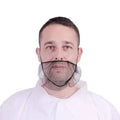 150-Pack Disposable Beard Nets – Breathable Black Nylon Covers Disposable Beard Nets Qst Black