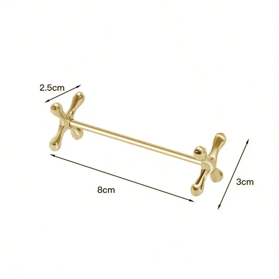 Stainless Steel Chopstick Holder Pillow Rest | Tableware Chopstick Holder Rest Qme golden