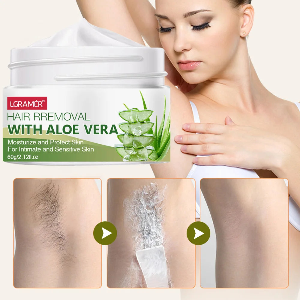 REAROYA Hair Removal Cream – Body, Underarm & Legs | Men & Women Hair Removal Cream Qst