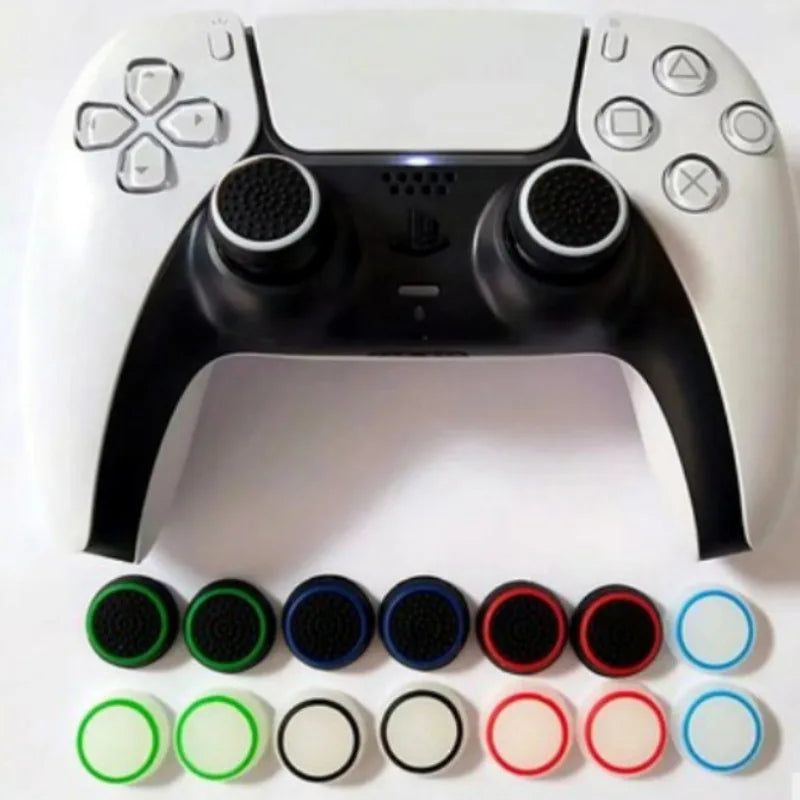 Silicone Thumb Stick Grip Caps for PS5, PS4 & Xbox Controller Grip Caps Qme