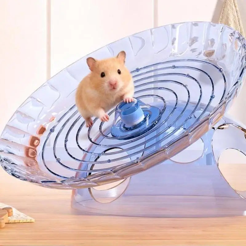 Hamster Frisbee Running Wheel Toy – Small Pet Exercise Disc Small Pet Toy Qme