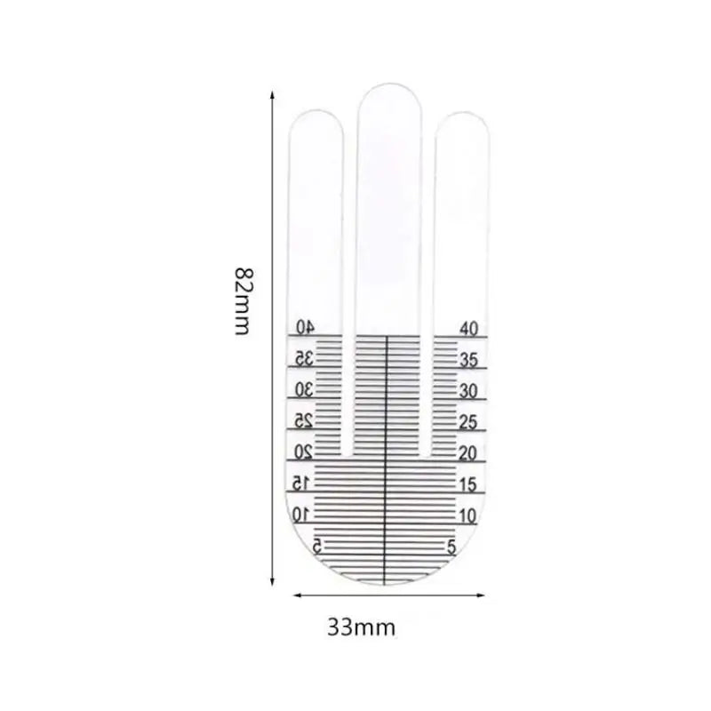 Optical Pupil Height Ruler PH Meter Optometry Tool (1 Pair) Optometry Measuring Tool Qme 1pcs