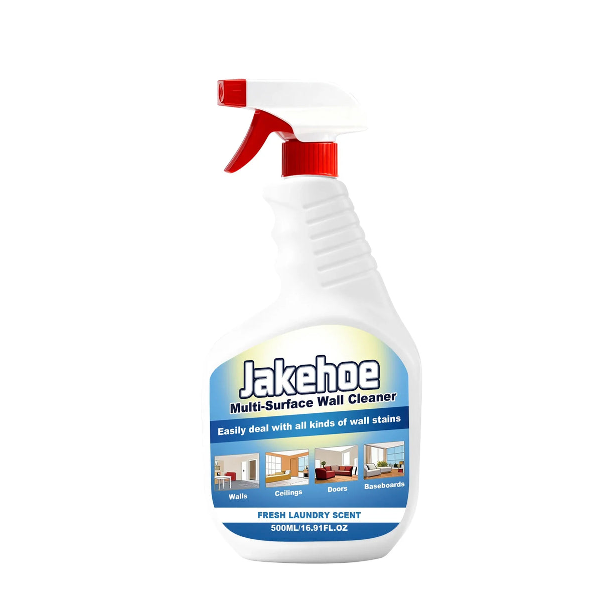 Multi-Surface Wall Cleaner Spray – Removes Fingerprints & Crayon Wall Cleaning Spray Qme 500ml Boxed