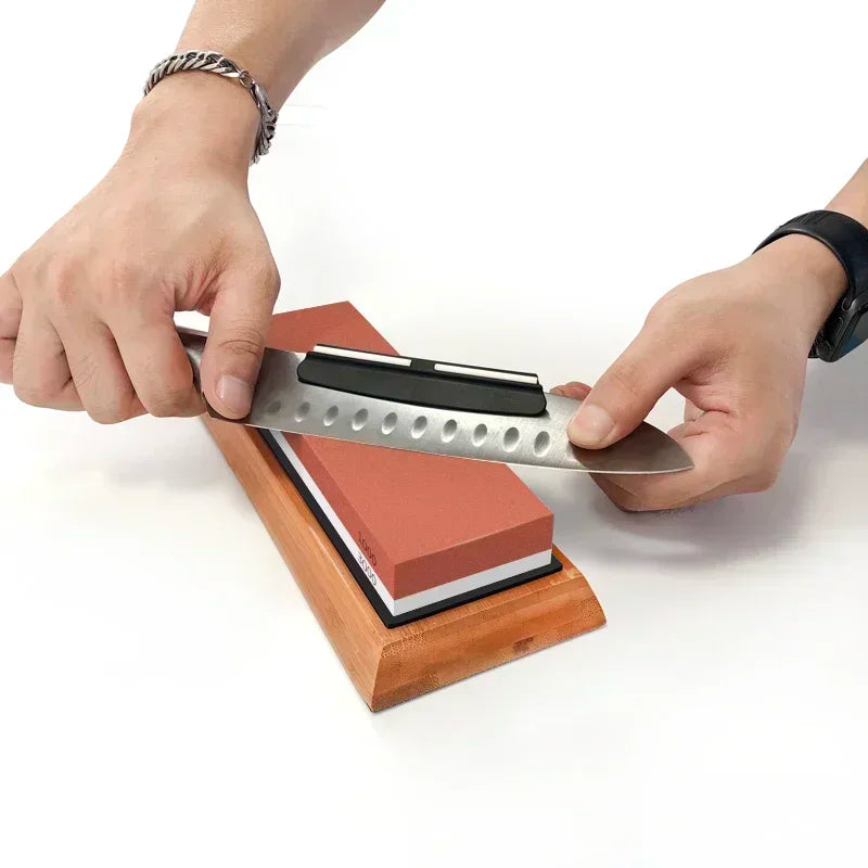 Double-Sided Knife Sharpening Stone | Pro Whetstone Sharpener Whetstone Knife Sharpener Qme