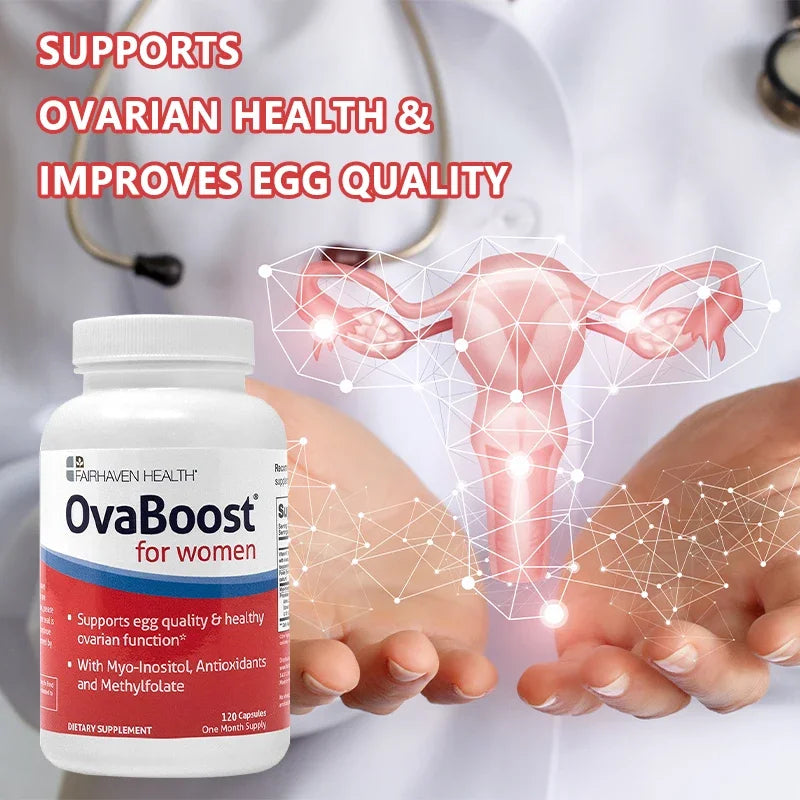 Inositol & Folic Acid Women's Nutritional Supplement | OvaBoost Women's Dietary Supplement Qst