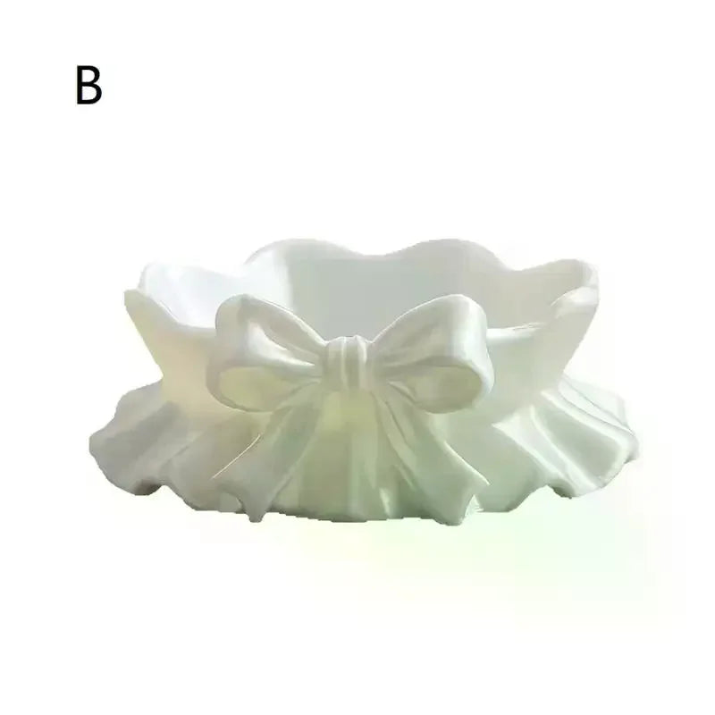 3D Printed Bow Jewelry Organizer Tray – Cute Girly Dish Jewelry Organizer Dish Qme