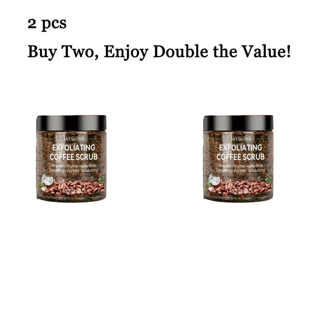 100g Coffee Body Scrub – Exfoliate & Smooth All Skin Types Body Scrub Qst 2 pcs