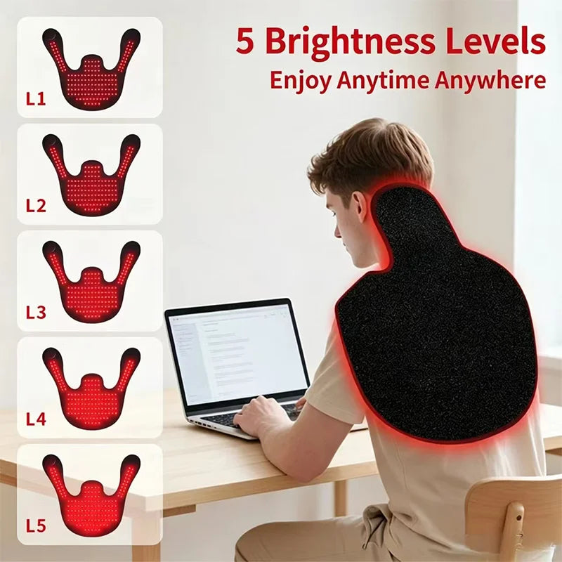 ZONGKUNG 145 LED Red Light Therapy Wrap 660nm 850nm 22W Red Light Therapy Wrap Qst