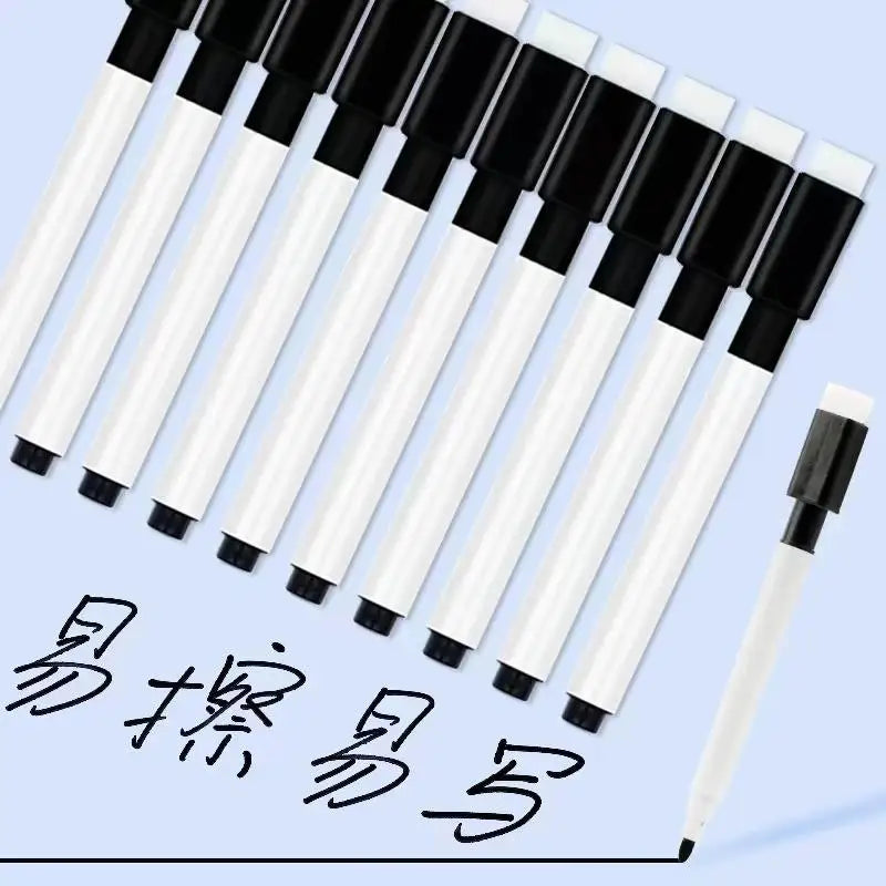 Magnetic Dry Erase Markers with Eraser Cap – 7 Colors Dry Erase Markers Qme