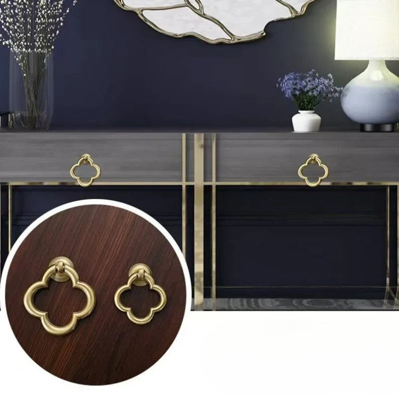 Brushed Zinc Alloy Vintage Modern Cabinet Knobs | Set of 2-4 Cabinet Knobs Qme