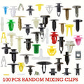 100-Piece Universal Plastic Panel Rivet Clips & Fastener Kit Auto Panel Fastener Kit Qme 100pcs