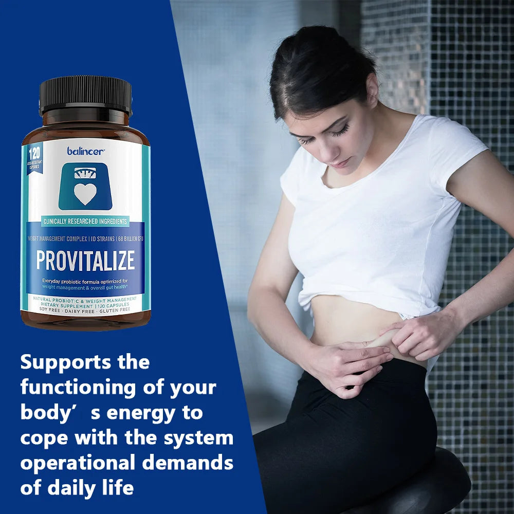 Provitalize Probiotic Capsules – Moringa, Gut & Immune Support Probiotic Supplement Qst