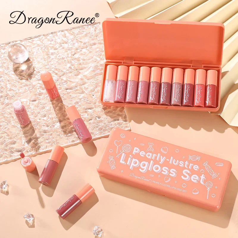Mirror Waterlight Lip Gloss – Waterproof Non-Stick Glaze Tint Lip Gloss Tint Qme