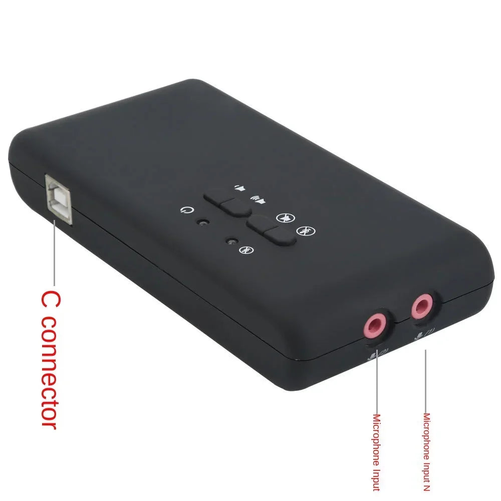 USB 7.1 External Sound Card CMI6206 Chipset & SPDIF Output External Sound Card Qme