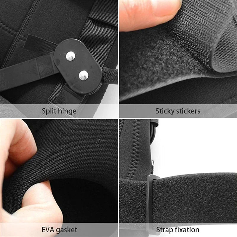 Hinged Knee Brace with Patella Stabilizer & Adjustable Strap Hinged Knee Brace Qst