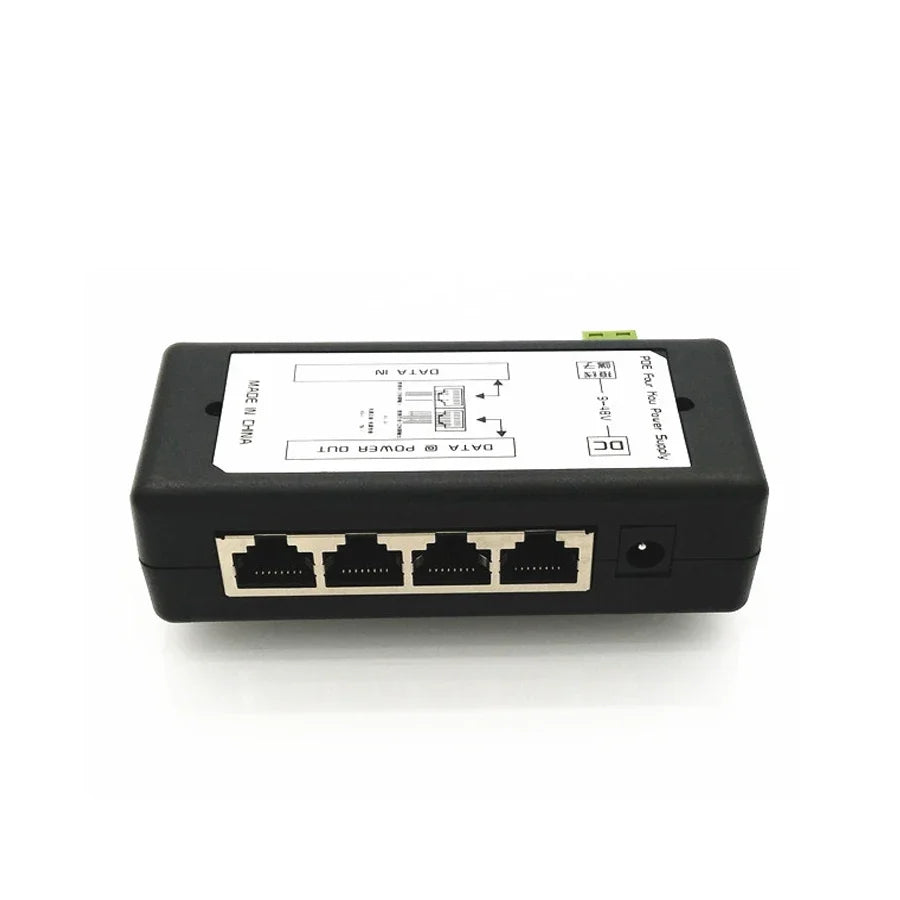 PoE Injector 4 & 8 Port Ethernet Power Adapter | Pin 5/7 PoE Injector Adapter Qme