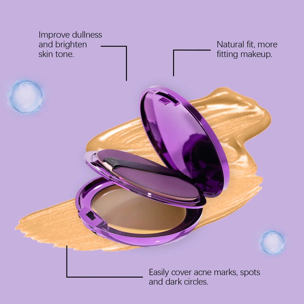 Natural Shade Concealer Palette – Buildable Long-Wearing Coverage Concealer Palette Qst