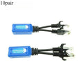 10-Pack RJ45 PoE Splitter & Combiner Cable Kit for IP Cameras PoE Cable Kit Qme 10pair