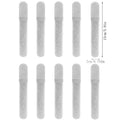 Reusable Nylon Loop Grip Cable Ties & Backpack Buckle Straps Cable Strap Organizer Qme 20x150mm White