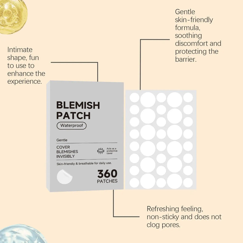 Hydrocolloid Acne Concealer Patches – Waterproof Spot Dots Acne Concealer Patch Qme