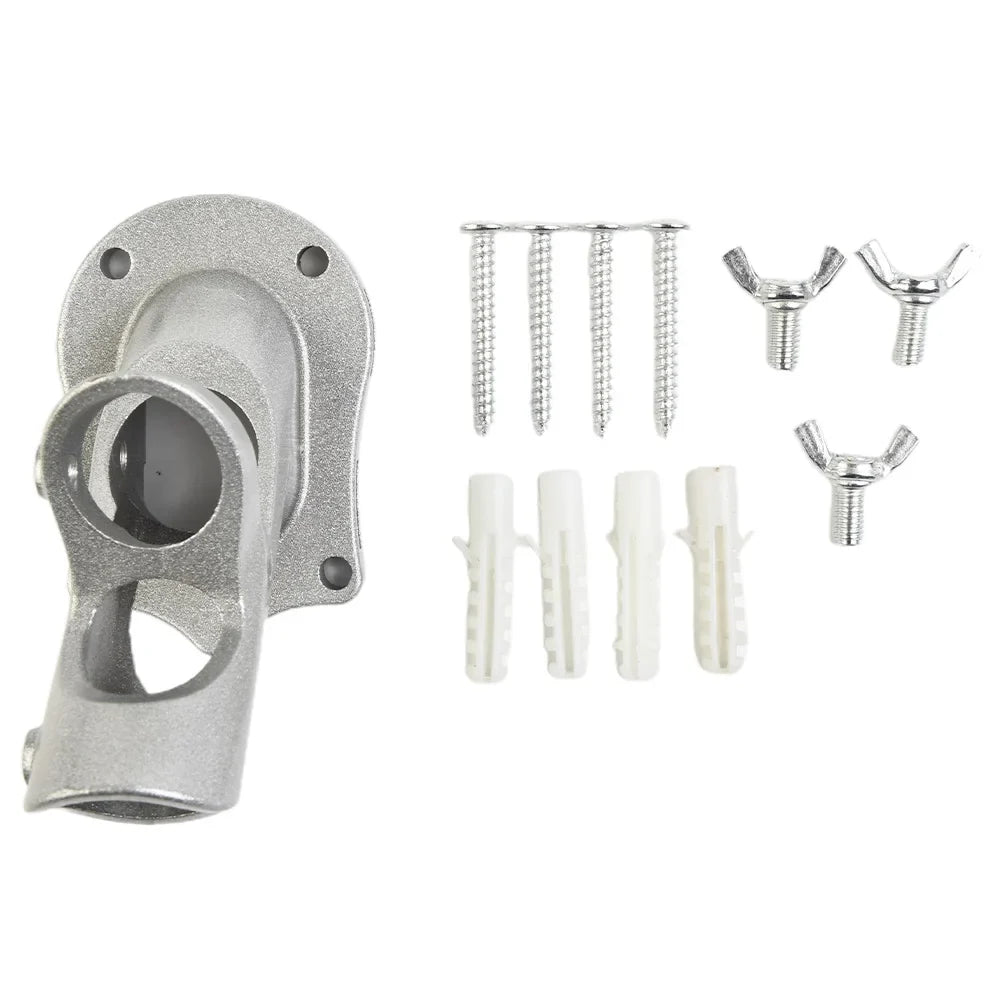 Heavy Duty Aluminum Flag Pole Holder – Wall Mount Base Flag Pole Holder Qme