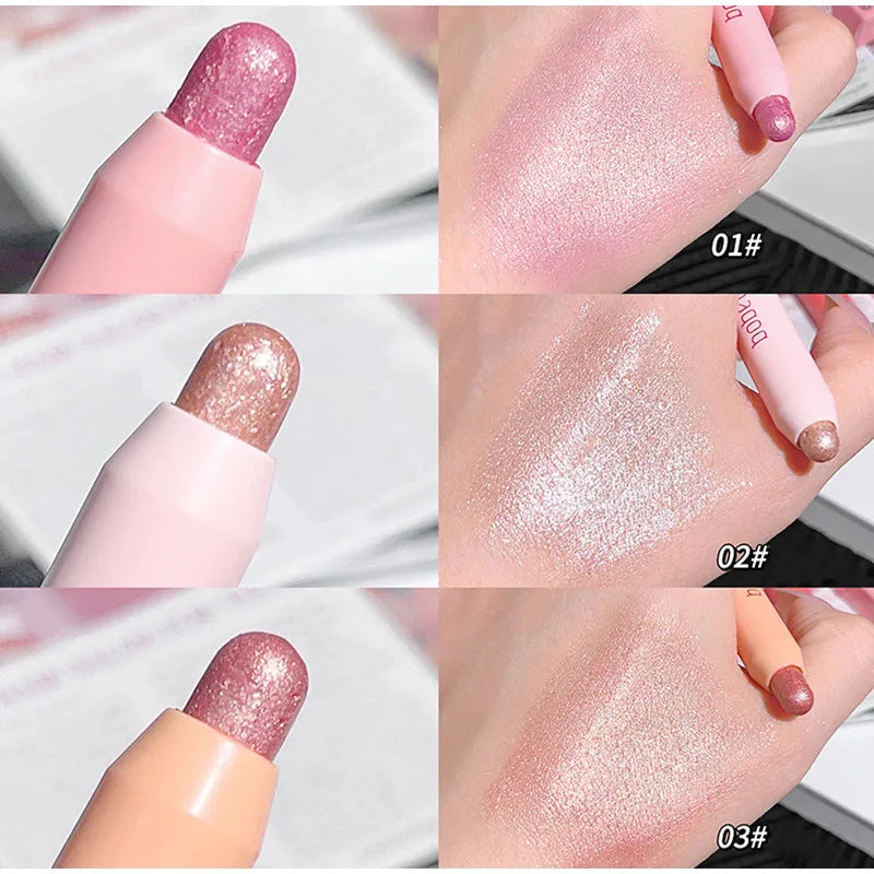 Pearlescent Shimmer Eyeshadow Highlighter Pen | 3 Colors – Qme Eyeshadow Highlighter Pen Qme