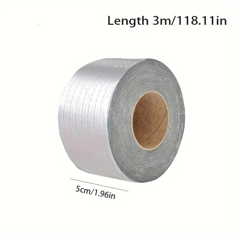 Waterproof Aluminum Foil Tape | High Temp Duct & Roof Repair Aluminum Foil Tape Qme