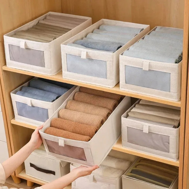 Foldable Pants & Clothes Storage Box | Oxford Fabric Organizer Foldable Clothes Organizer Qme
