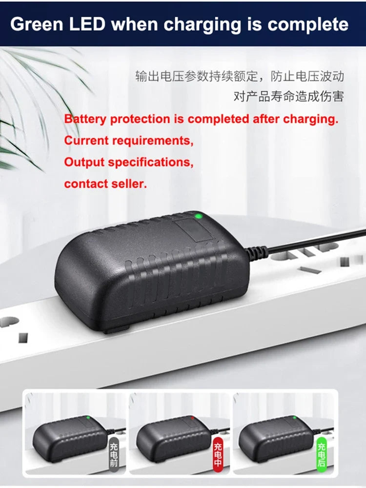 12.6V 2A Li-ion Charger for 18650 3S Lithium Battery Pack Li-ion Battery Charger Qme