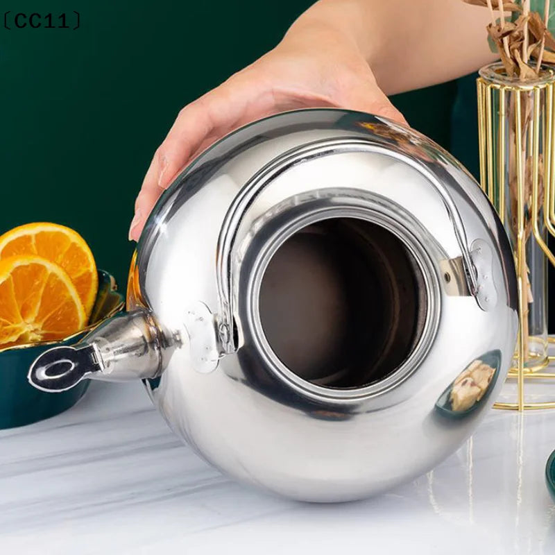 Stainless Steel Teapot Kettle with Infuser & Filter | 1L–2.5L Teapot Kettle Qme