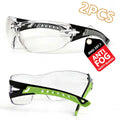 2-Pack Anti-Fog UV400 Safety Glasses – Lightweight Goggles Safety Glasses Qst 2PC