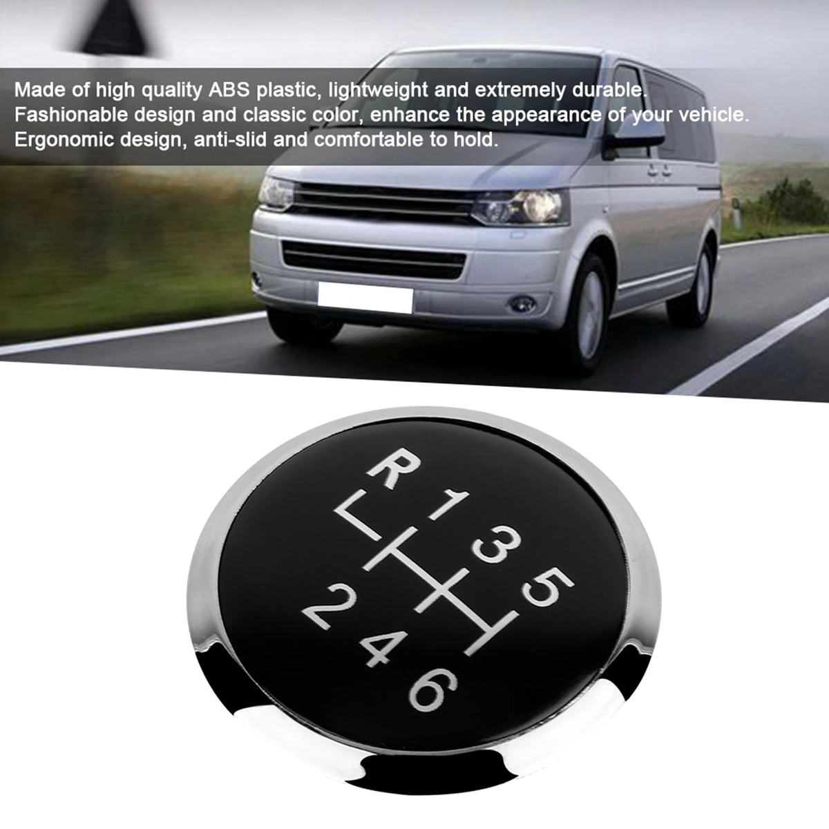 6 Speed Gear Shift Knob Cover Trim for T5 T5.1 GP 2003-2011 Gear Shift Cover Qst