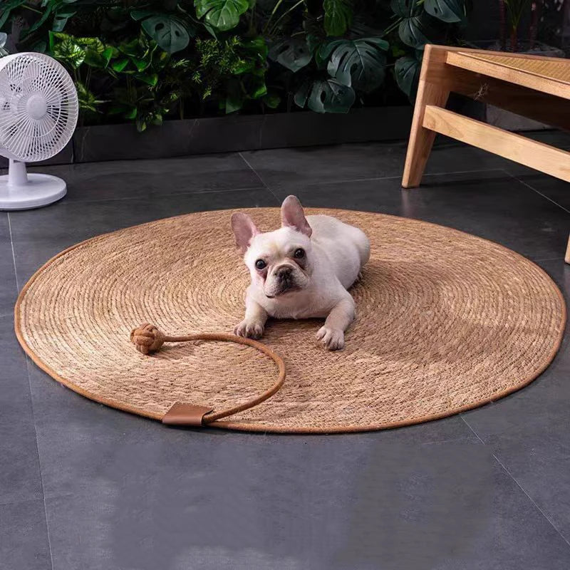 Rattan Cat Scratcher Mat Board – Nail Care & Furniture Guard Cat Scratcher Mat Qme