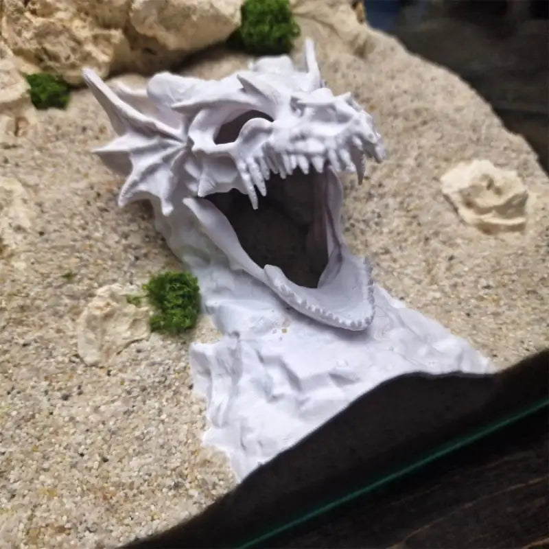 3D Printed Aquarium Hideout Cave | Fish Breeding Shelter Ornament Aquarium Cave Ornament Qme