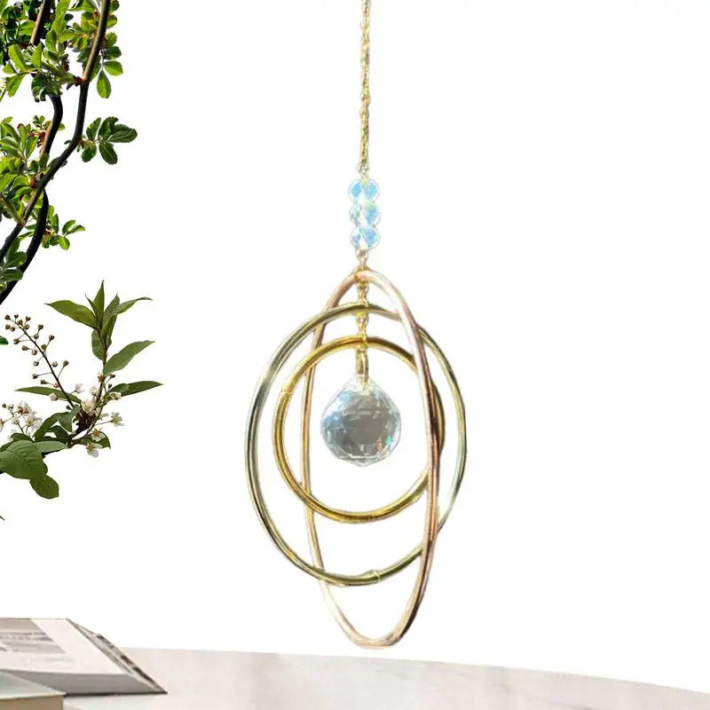 Galaxy Sparkling Crystal Prism Home Decor Ornament Crystal Prism Ornament Qme