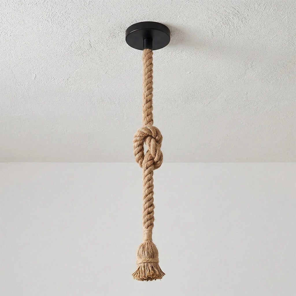 Vintage Hemp Rope Retro Ceiling Pendant Light E27 Loft Ceiling Pendant Light Qme
