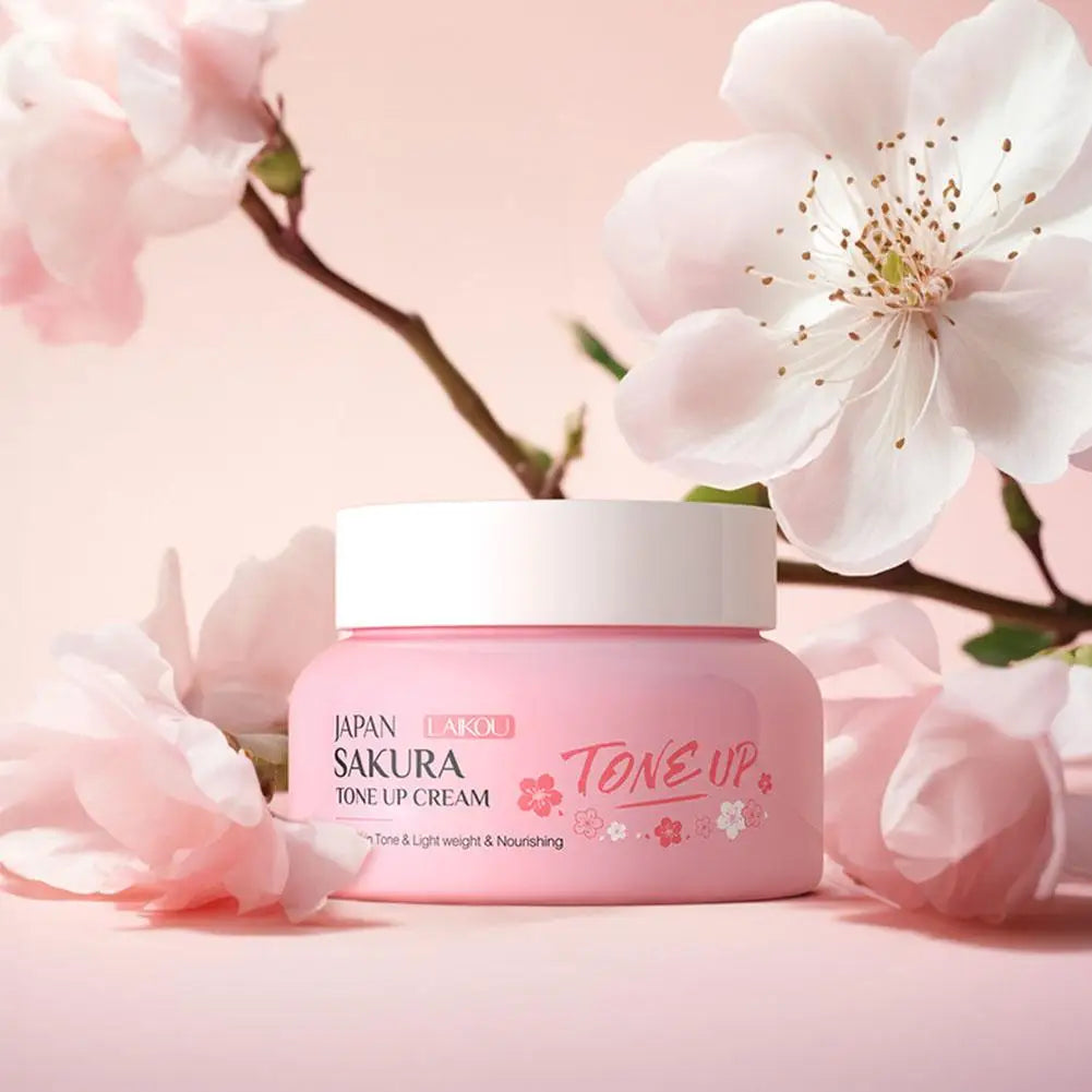 Sakura Tone-Up Cream | Hydrating Skin Tone Balancer Skin Tone Cream Qme