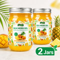 Wildcrafted Irish Sea Moss Gel Mango Pineapple 454g Sea Moss Supplement Qst 2 jars