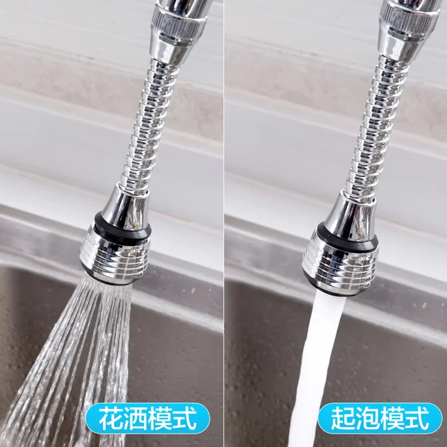 360° Dual Mode Faucet Aerator Extender – Water Saving Sprayer Faucet Aerator Extender Qst