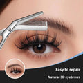 Professional Eyebrow Trimming Scissors & Stainless Steel Comb Eyebrow Grooming Tool Qme Default Title