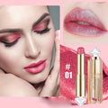 Shiny Waterproof Lipstick – 5 Vibrant Long-Lasting Colors Lipstick Qme 01