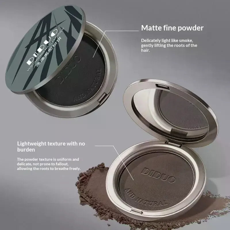 Sweat-Proof Gray Coverage Hair Powder | Black & Brown Hair Coverage Powder Qme