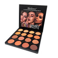 16-Shade Concealer & Contour Palette – Medium to Dark Tones Concealer Contour Palette Qme 80g