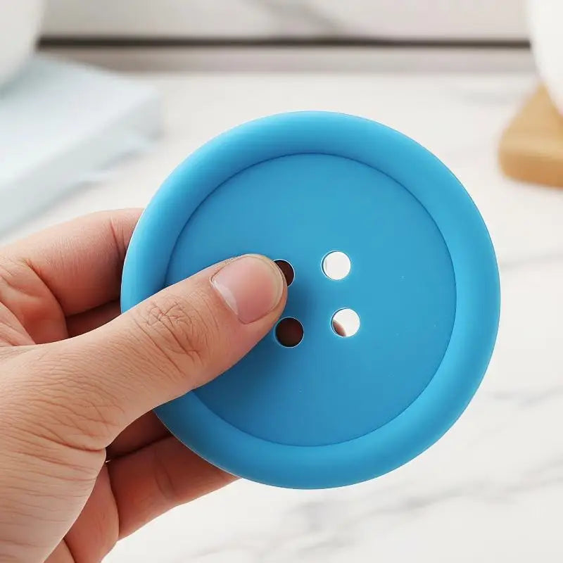 Non-Slip Silicone Coasters – Heat-Resistant Cup Mats 1/3/5 Pcs Silicone Coaster Set Qst