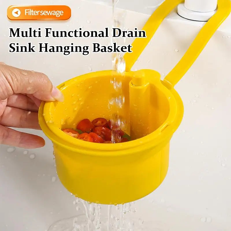 Detachable Sink Strainer Basket with Rack – Kitchen Drain Filter Sink Strainer Basket Qst