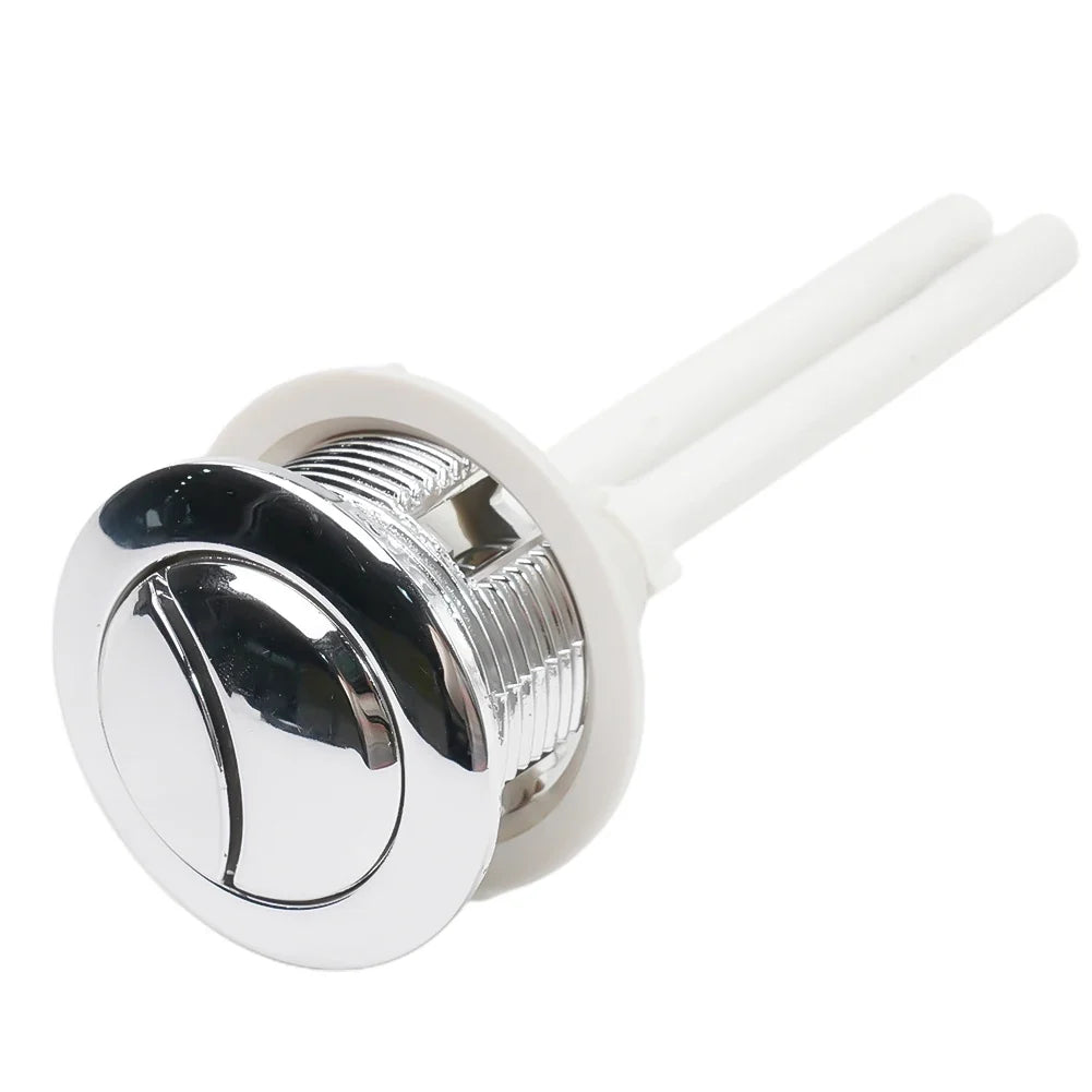 Dual Push Button Toilet Flush Valve – Chrome, 38mm 48mm Toilet Flush Valve Qme