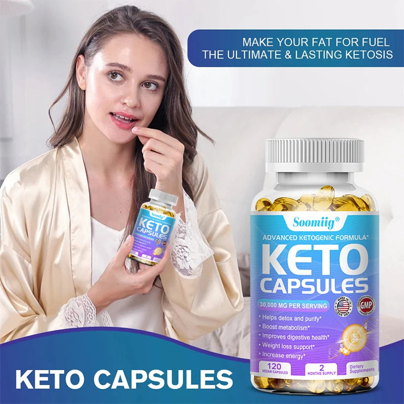 SOOMIIG Keto Capsules – Apple Cider Vinegar Weight Management Keto Supplement Qst