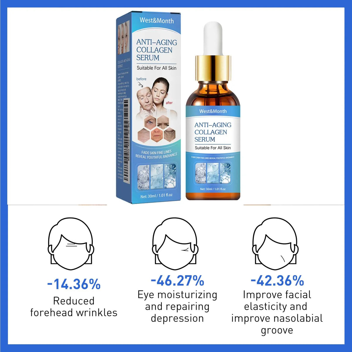 Collagen Face Serum – Firming, Lifting & Fine Line Smoothing Collagen Face Serum Qme