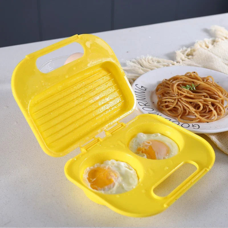 Microwave Steamed Egg Tray & Omelet Cooker | Kitchen Gadget Microwave Egg Cooker Qme